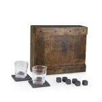 Load image into Gallery viewer, WHISKEY BOX GIFT SET, (OAK WOOD)