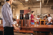 Load image into Gallery viewer, GROWLER TAP WITH 64 OZ. GLASS GROWLER, (ACACIA WOOD)