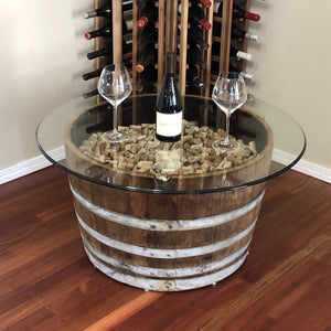 Reclaimed Wine Barrel Coffee Table