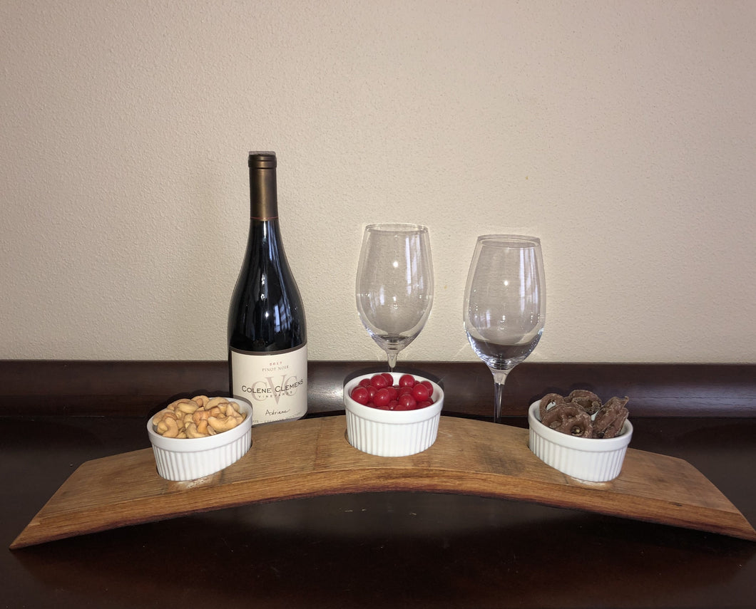 Wine Stave Snack Tray