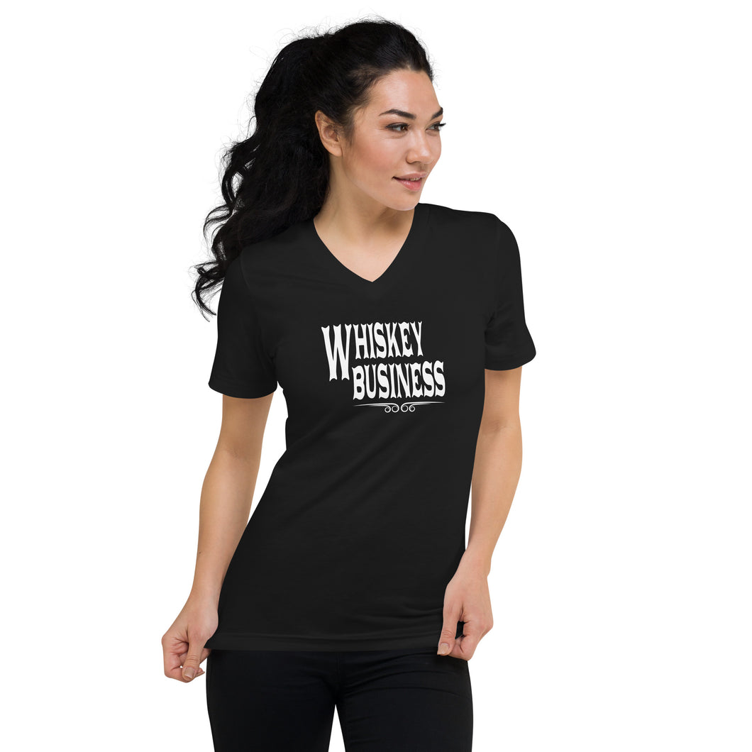 Whiskey Business - Unisex V-Neck T-Shirt